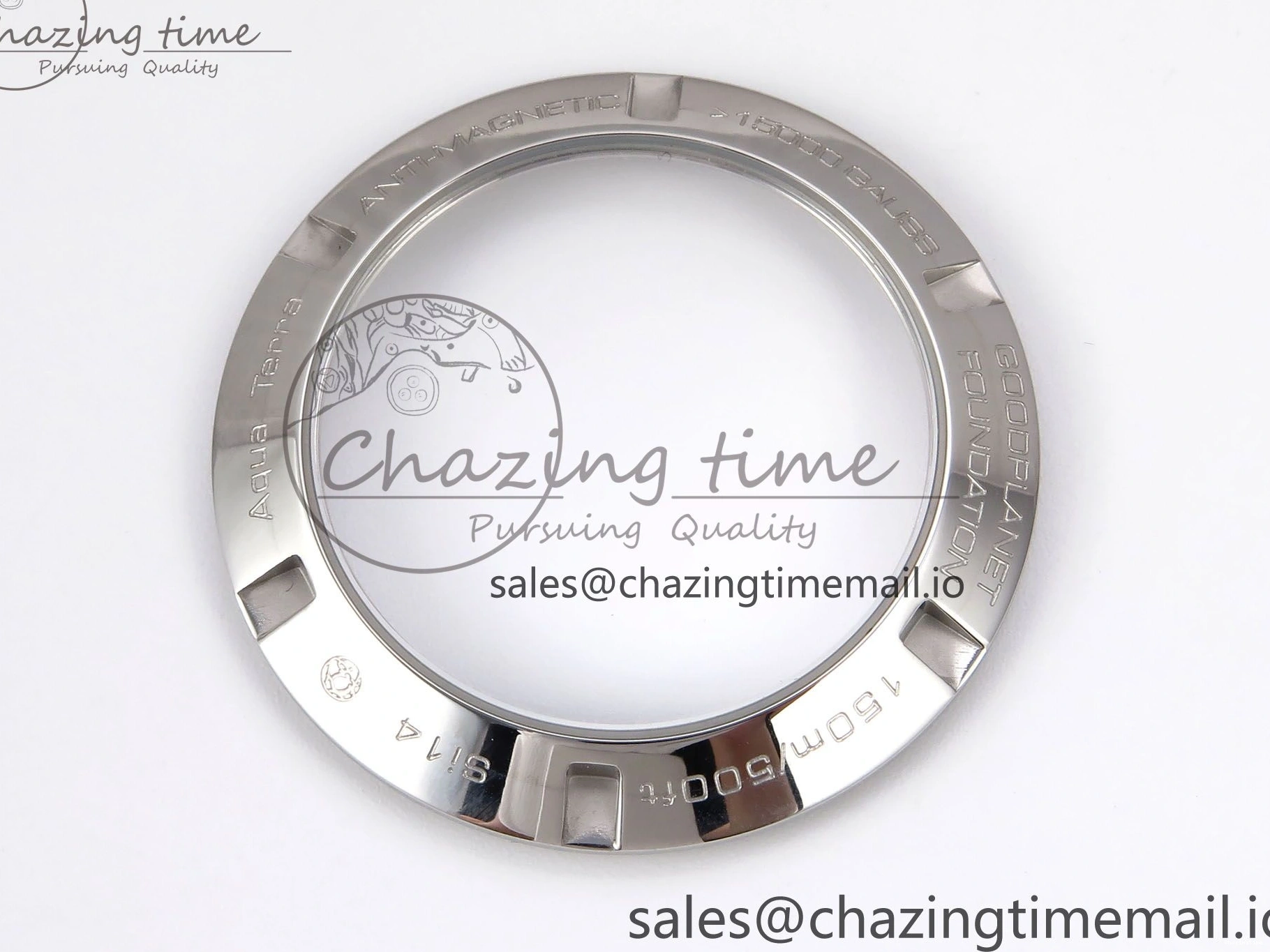 0508 Snug Aqua Terra 150M GMT OMF 1:1 Best Edition White RG Textured Dial on SS Bracelet A 7714